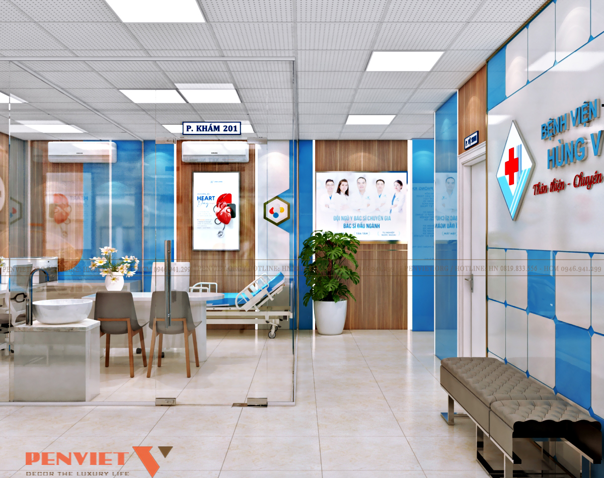 Thiết kế Bệnh viện Hùng Vương Hà Nội – Giải pháp không gian y tế hiện đại, tối ưu vận hành theo tiêu chuẩn bệnh viện T2 C10