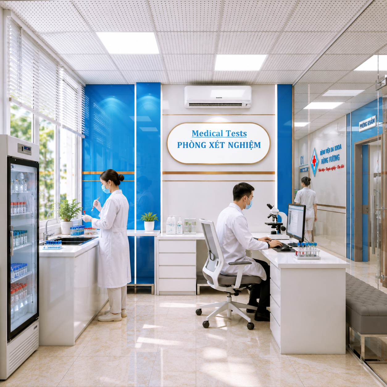 Thiết kế Bệnh viện Hùng Vương Hà Nội – Giải pháp không gian y tế hiện đại, tối ưu vận hành theo tiêu chuẩn bệnh viện T2 C25.1