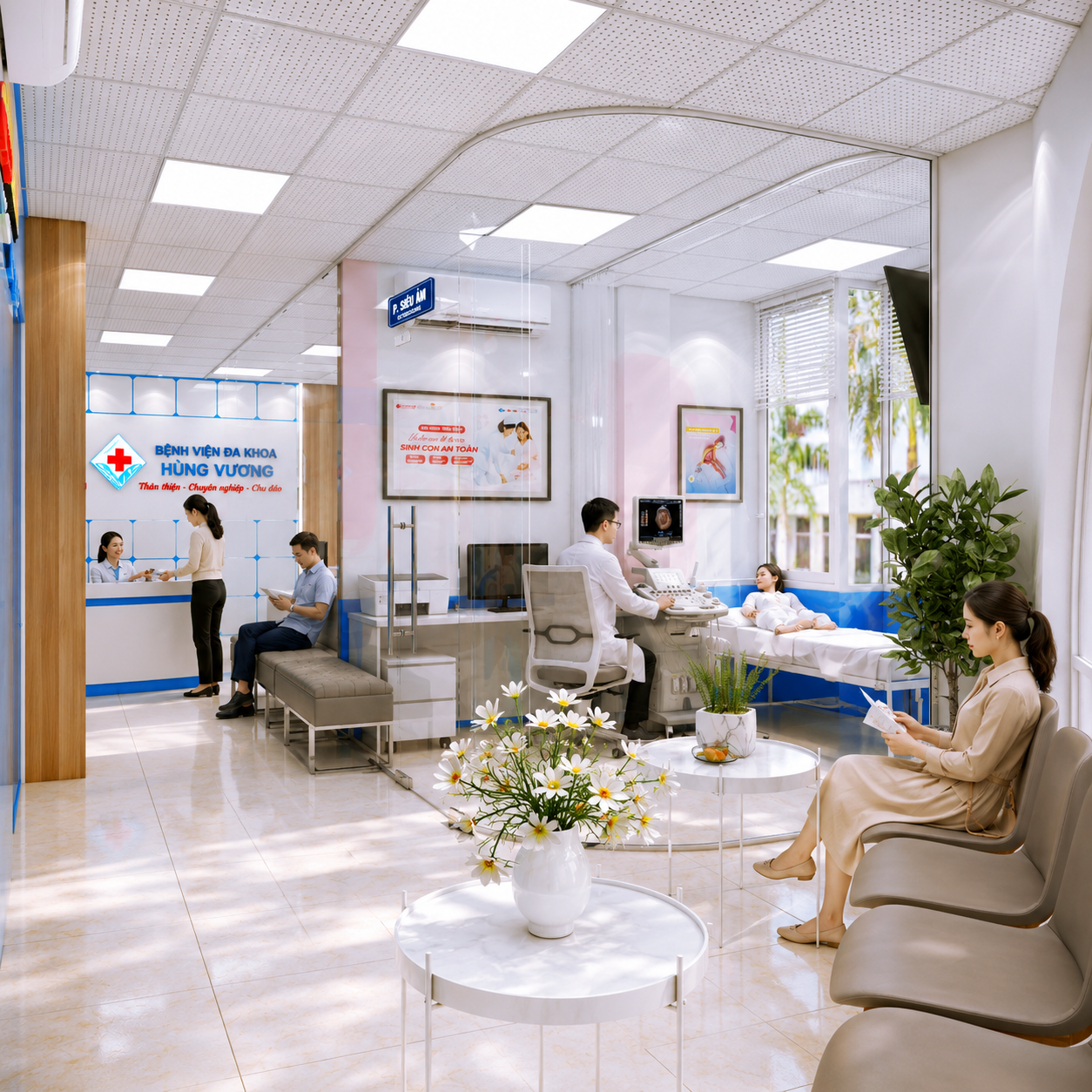 Thiết kế Bệnh viện Hùng Vương Hà Nội – Giải pháp không gian y tế hiện đại, tối ưu vận hành theo tiêu chuẩn bệnh viện T2 C27.1