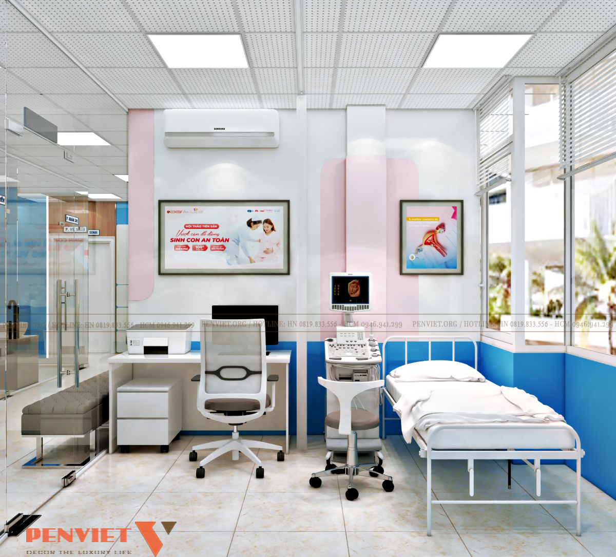 Thiết kế Bệnh viện Hùng Vương Hà Nội – Giải pháp không gian y tế hiện đại, tối ưu vận hành theo tiêu chuẩn bệnh viện T2 C31