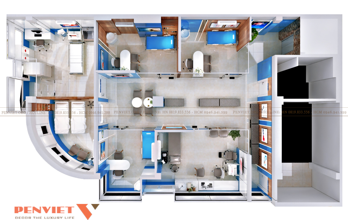 Thiết kế Bệnh viện Hùng Vương Hà Nội – Giải pháp không gian y tế hiện đại, tối ưu vận hành theo tiêu chuẩn bệnh viện T3 C1