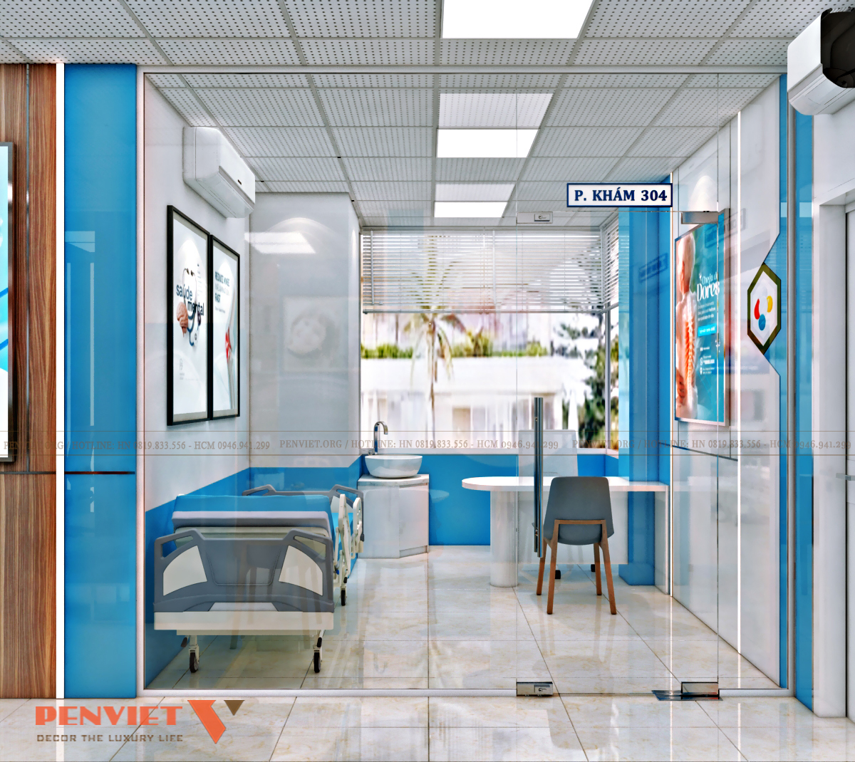 Thiết kế Bệnh viện Hùng Vương Hà Nội – Giải pháp không gian y tế hiện đại, tối ưu vận hành theo tiêu chuẩn bệnh viện T3 C22