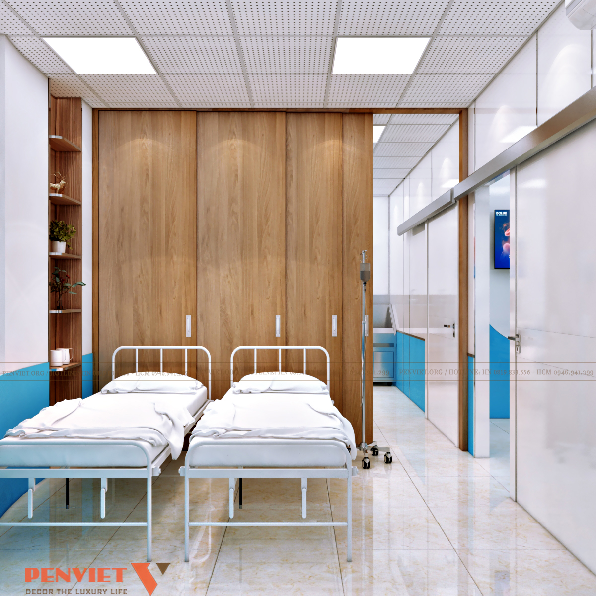 Thiết kế Bệnh viện Hùng Vương Hà Nội – Giải pháp không gian y tế hiện đại, tối ưu vận hành theo tiêu chuẩn bệnh viện T3 C39