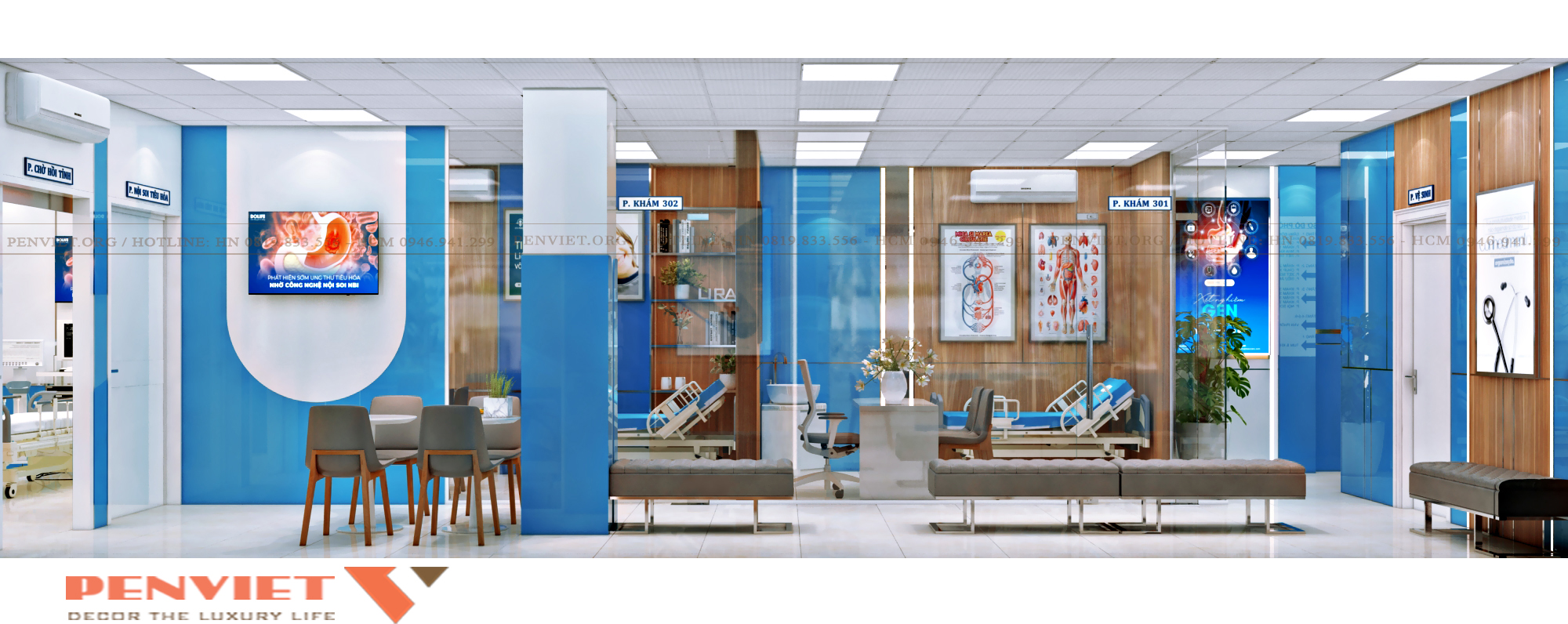 Thiết kế Bệnh viện Hùng Vương Hà Nội – Giải pháp không gian y tế hiện đại, tối ưu vận hành theo tiêu chuẩn bệnh viện T3 C4