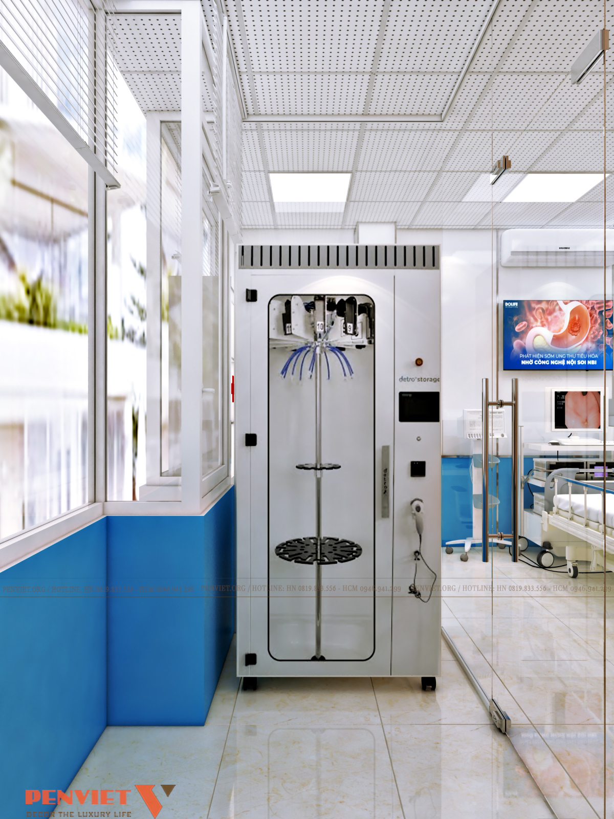 Thiết kế Bệnh viện Hùng Vương Hà Nội – Giải pháp không gian y tế hiện đại, tối ưu vận hành theo tiêu chuẩn bệnh viện T3 C44