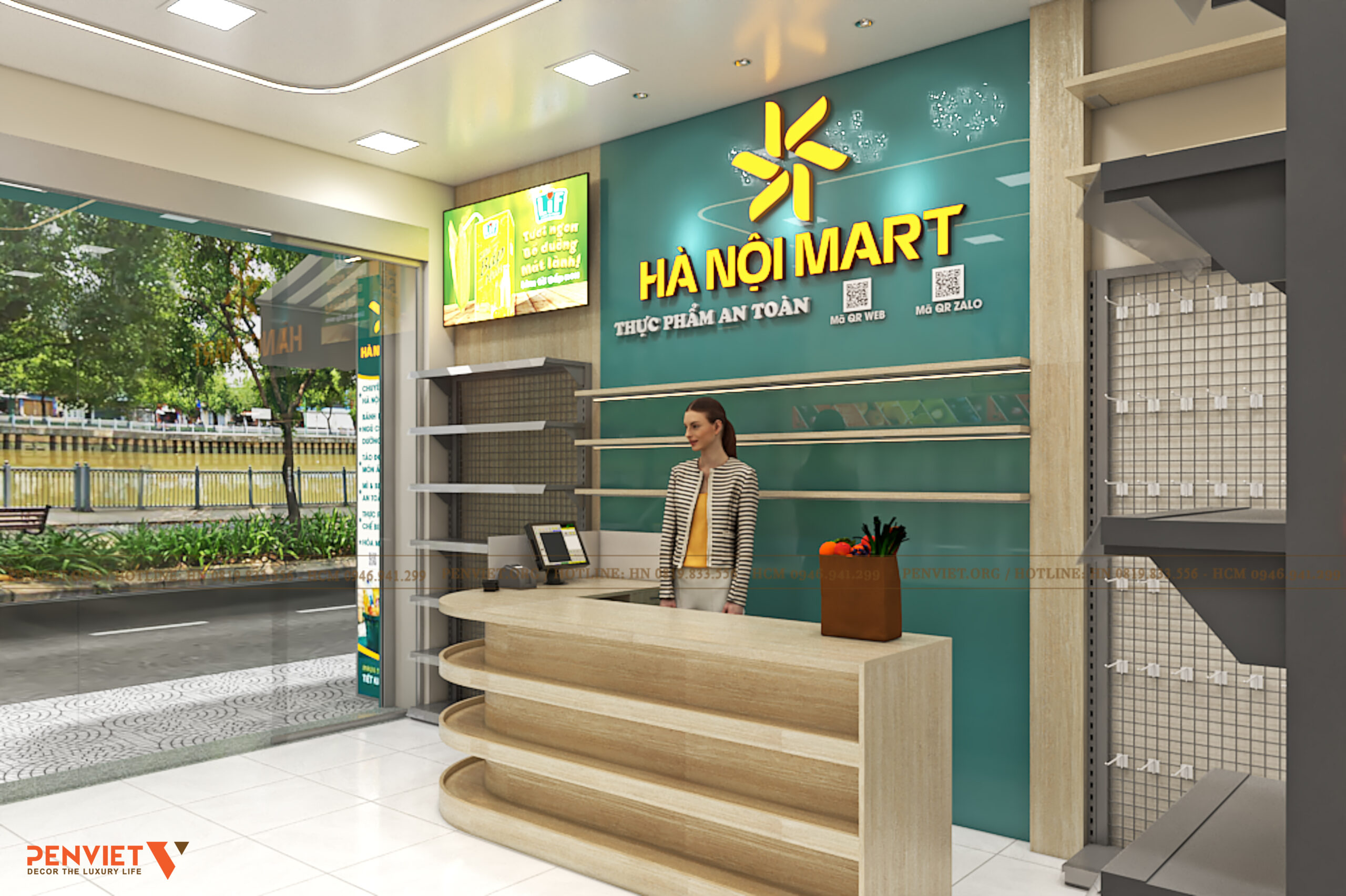 Thiết Kế Siêu Thị Hà Nội Mart Tân Bình – Không Gian Hiện Đại Mang Âm Hưởng Thủ Đô 08 scaled