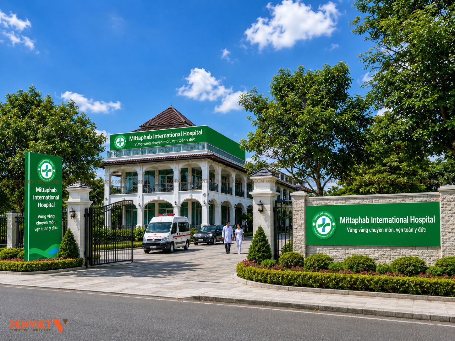 Thiết Kế Bệnh Viện Quốc Tế Mittaphab – Đạt Chuẩn Y Khoa Hiện Đại Tại Attapeu, Lào BIEN C1