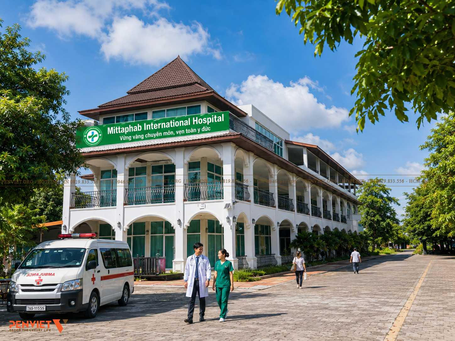 Thiết Kế Bệnh Viện Quốc Tế Mittaphab – Đạt Chuẩn Y Khoa Hiện Đại Tại Attapeu, Lào BIEN C2