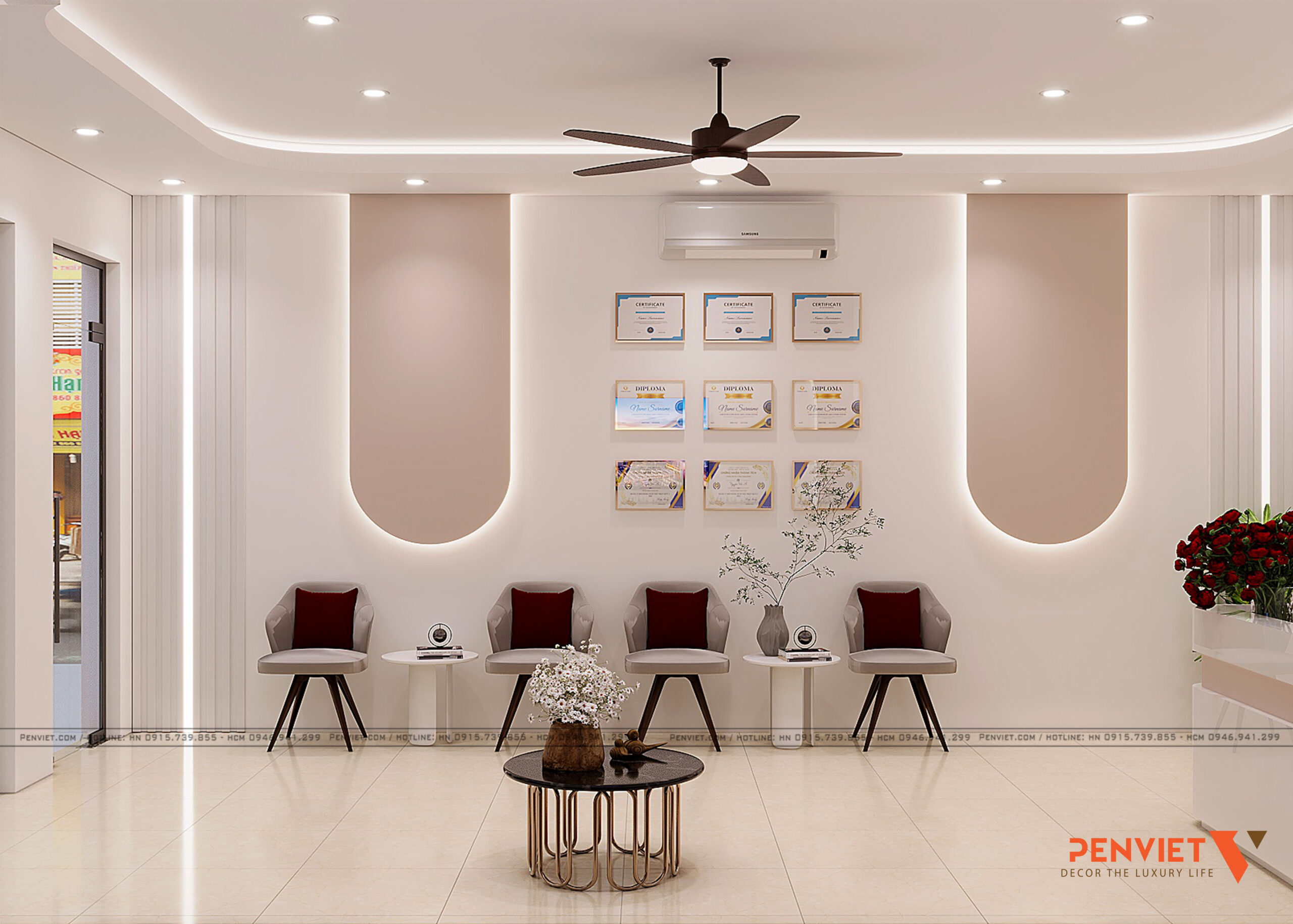 Thiết Kế Phòng Khám Nha Khoa Đại Thịnh 76m² – Hiện Đại, Tinh Tế Và Tối Ưu Công Năng 20 scaled