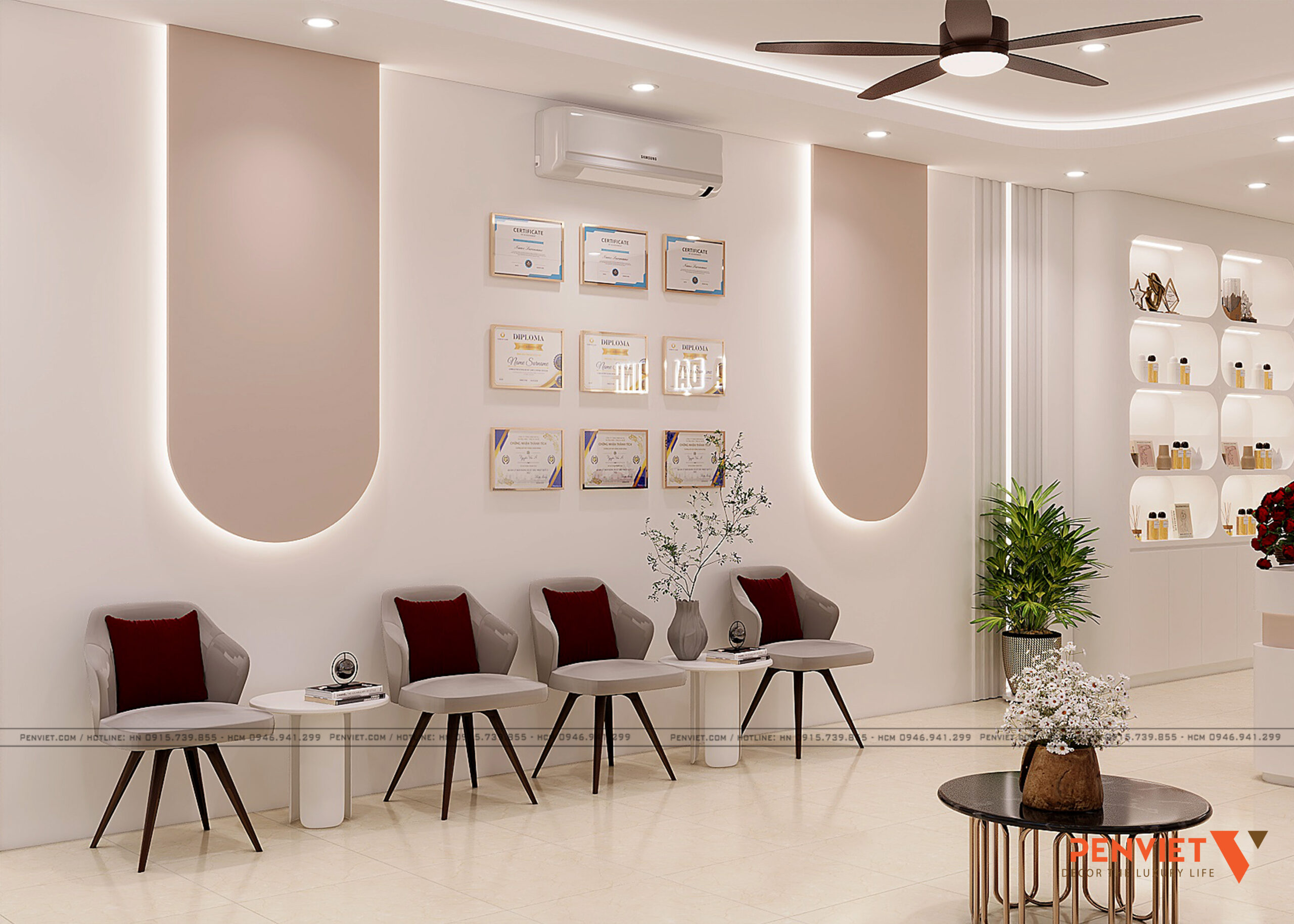 Thiết Kế Phòng Khám Nha Khoa Đại Thịnh 76m² – Hiện Đại, Tinh Tế Và Tối Ưu Công Năng 23 scaled