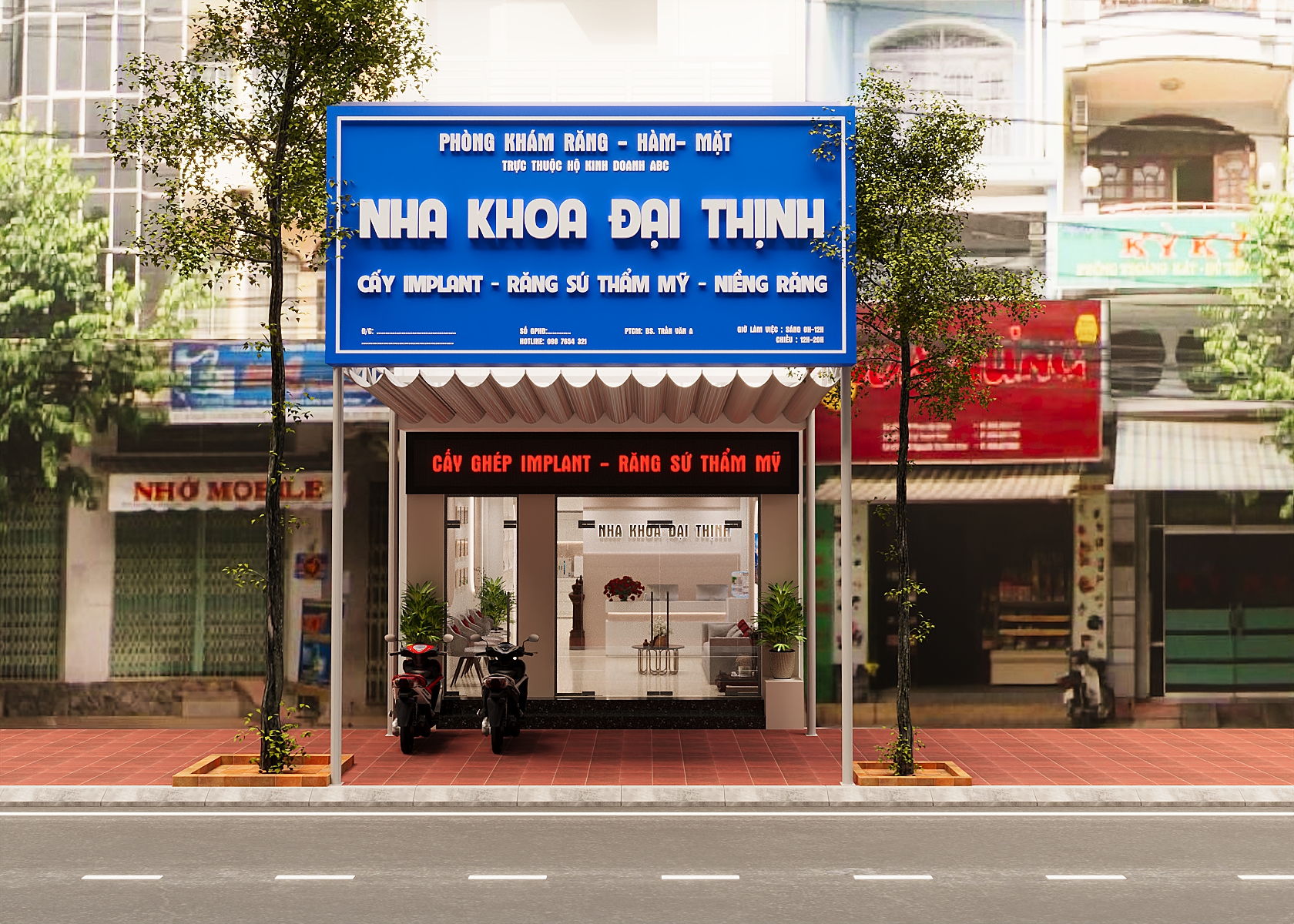 Thiết Kế Phòng Khám Nha Khoa Đại Thịnh 76m² – Hiện Đại, Tinh Tế Và Tối Ưu Công Năng 29
