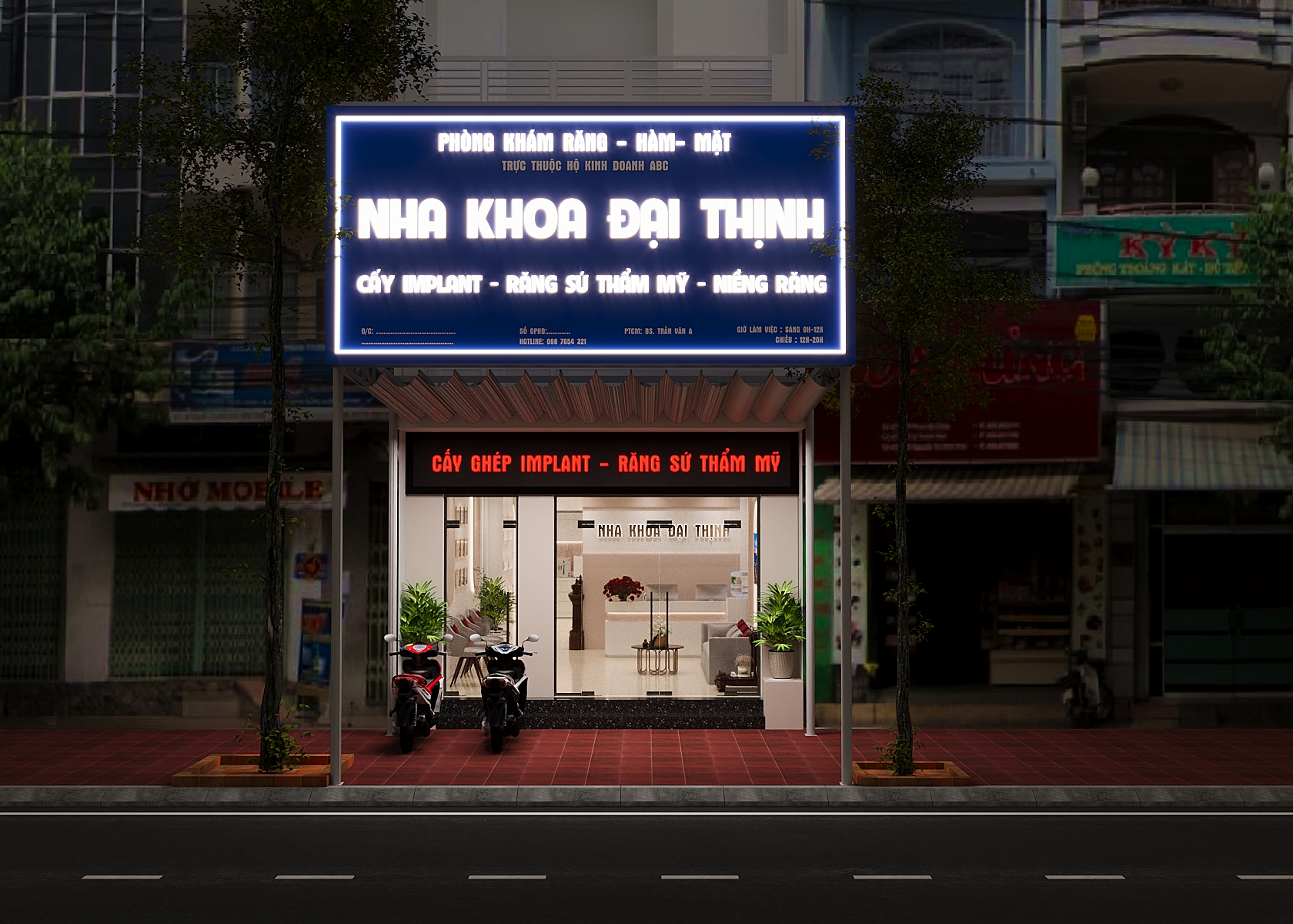 Thiết Kế Phòng Khám Nha Khoa Đại Thịnh 76m² – Hiện Đại, Tinh Tế Và Tối Ưu Công Năng 30