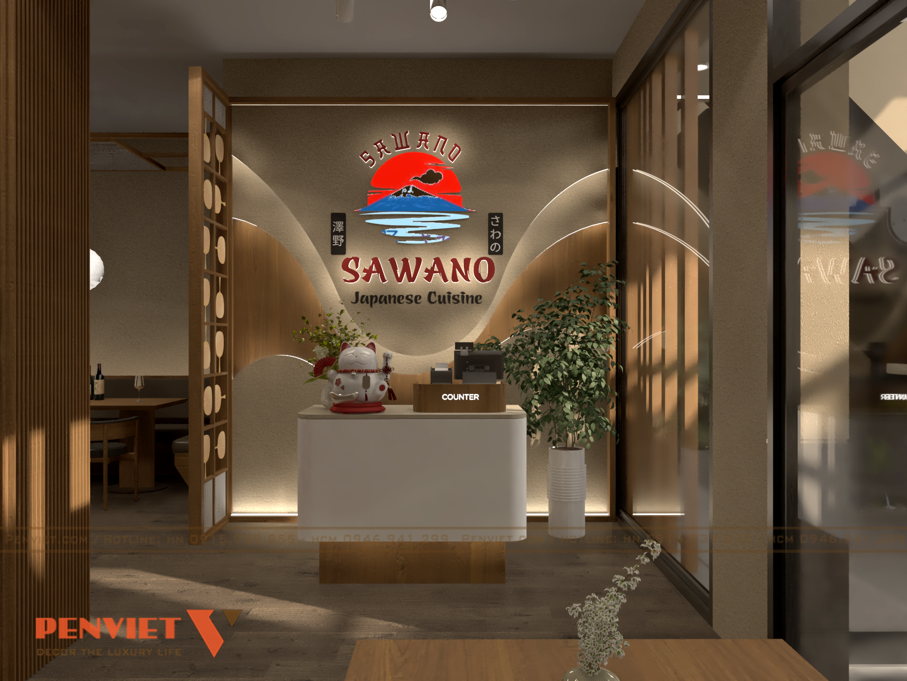 Thiết Kế Nhà Hàng Sushi Sawano – Không Gian Ẩm Thực Nhật Bản Giữa Lòng Bến Cát VIEW 29