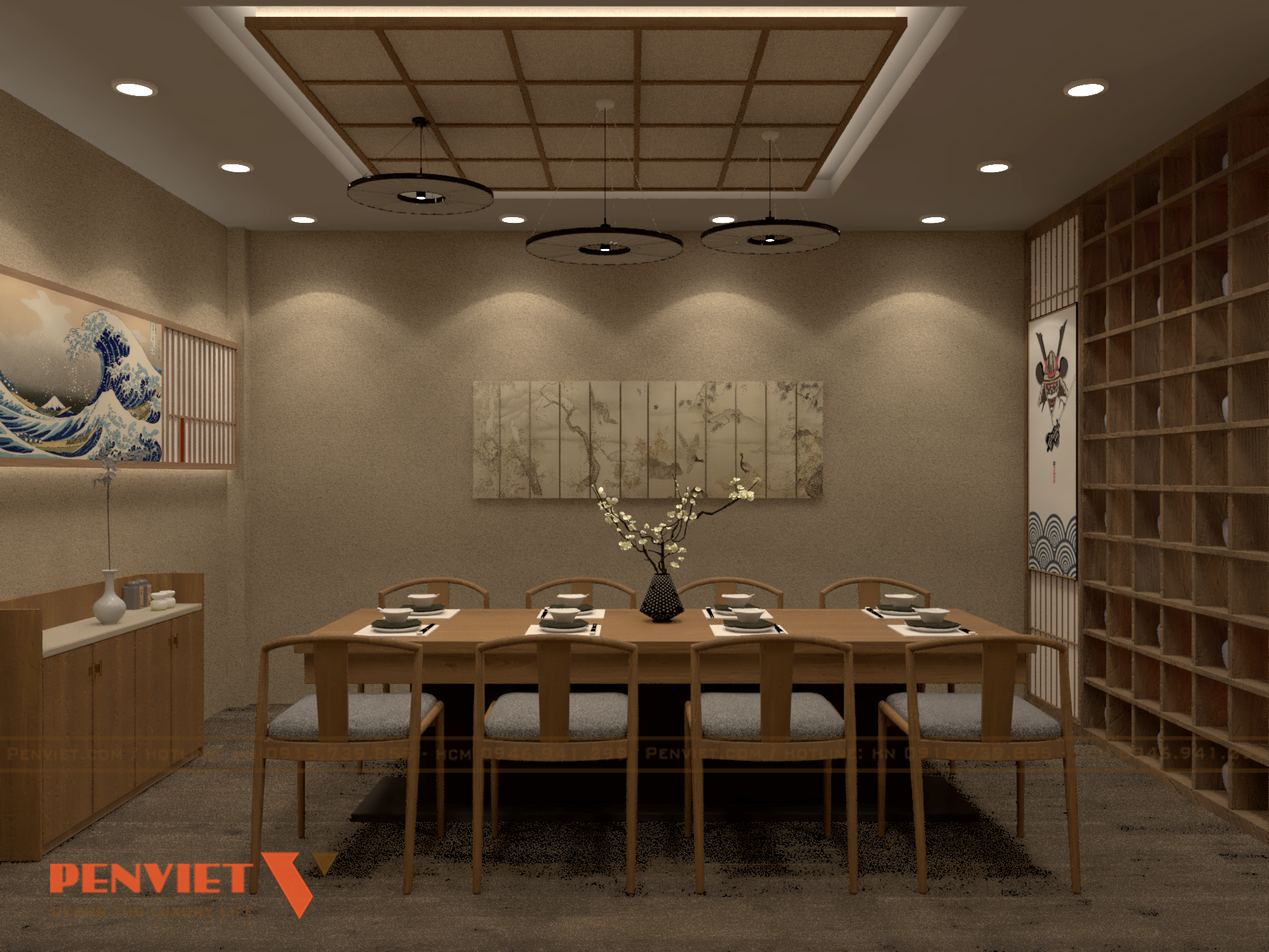 Thiết Kế Nhà Hàng Sushi Sawano – Không Gian Ẩm Thực Nhật Bản Giữa Lòng Bến Cát VIEW 42