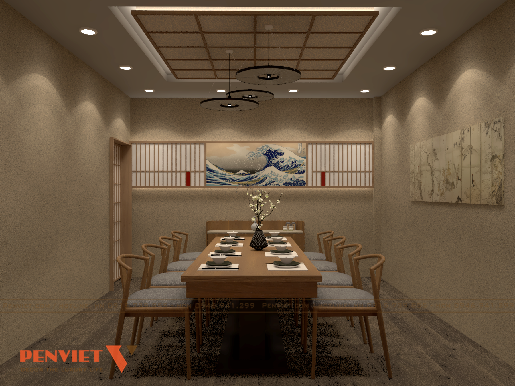 Thiết Kế Nhà Hàng Sushi Sawano – Không Gian Ẩm Thực Nhật Bản Giữa Lòng Bến Cát VIEW 44