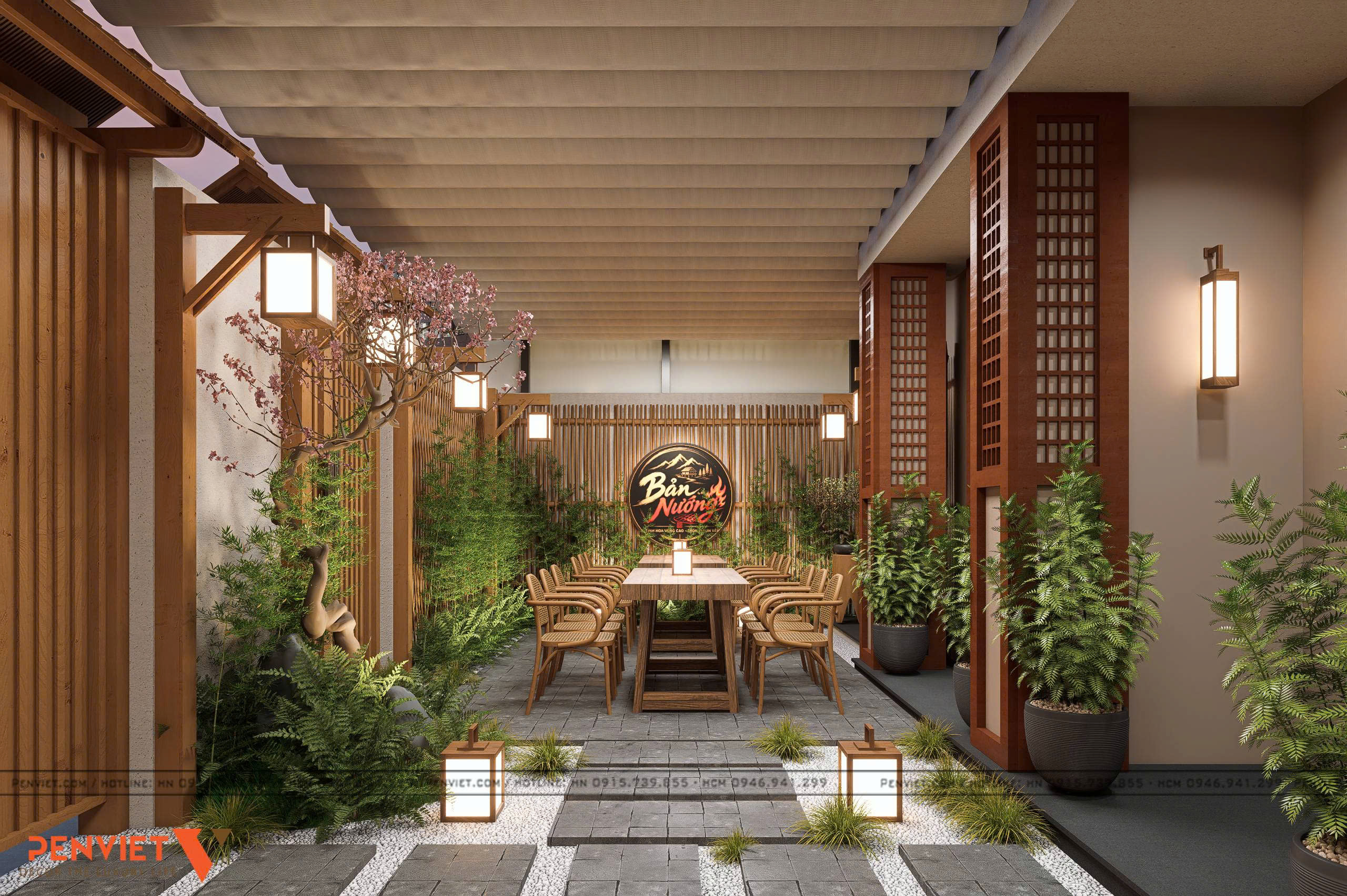 Thiết kế nhà hàng Bản Nướng tại Vinhomes Tuyên Quang – Đậm chất Tây Bắc, trọn vị sum vầy 1787306611566 284843239320663460 g826488797722916399 4b152637c691eee50543226297cd8f75