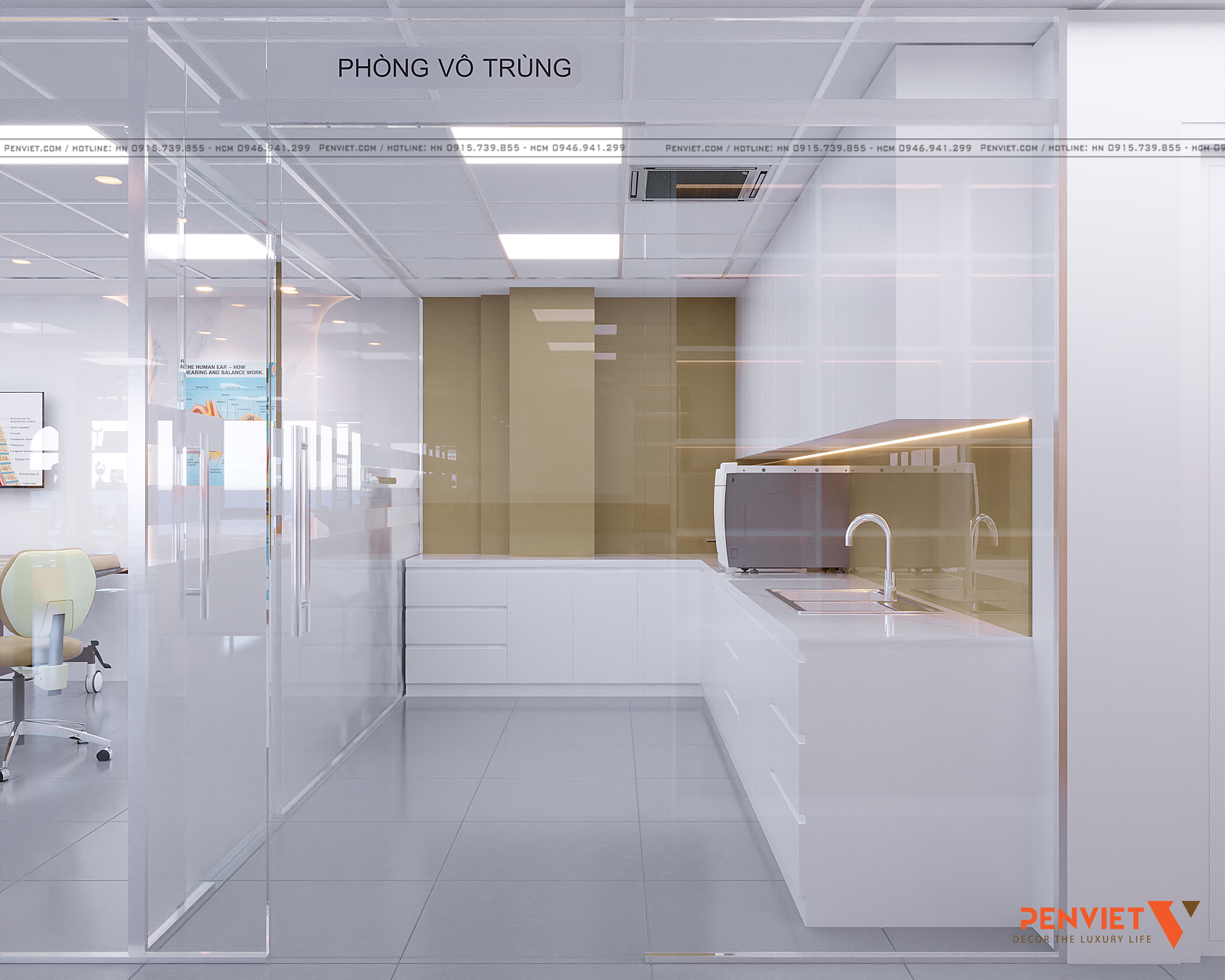 Thiết kế Phòng khám Tai Mũi Họng Phú Thượng – Không gian y tế hiện đại, thân thiện 18