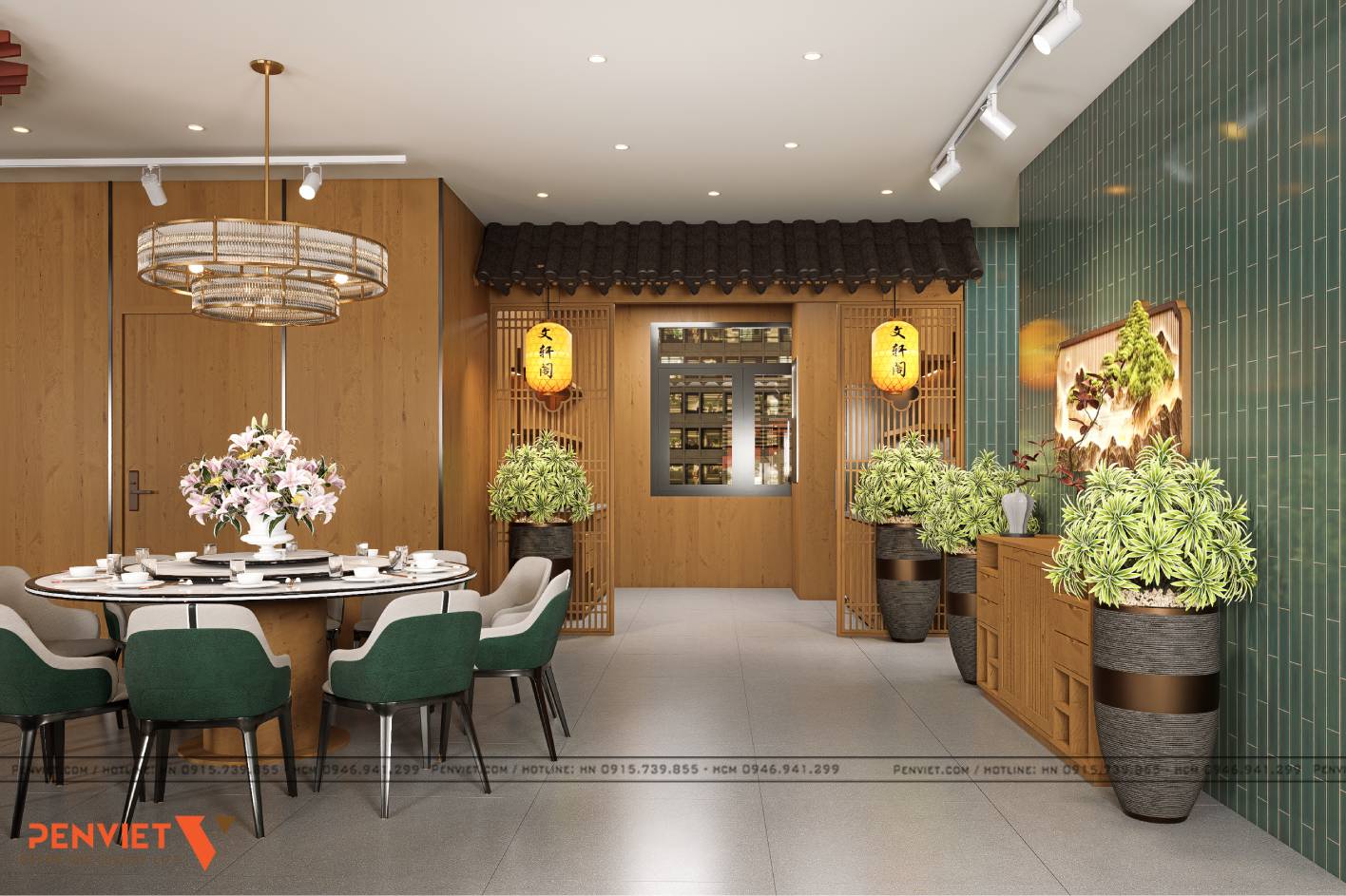 Thiết kế nhà hàng Bản Nướng tại Vinhomes Tuyên Quang – Đậm chất Tây Bắc, trọn vị sum vầy 5 4